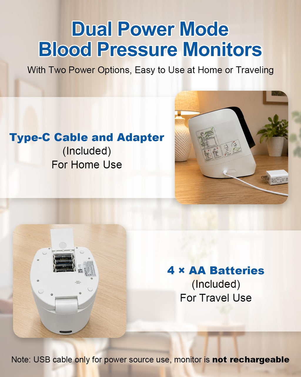 Upper Arm Blood Pressure Monitor 8.7-15.8" Cuff C417