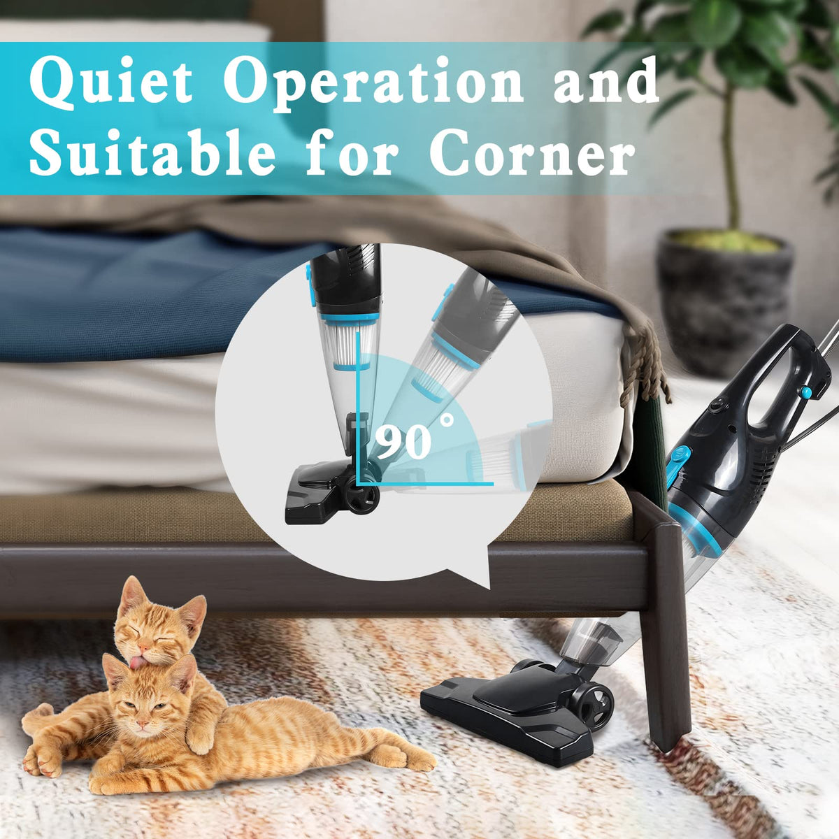 Corded 15KPa Bagless Stick Vacuum Cleaner B8218
