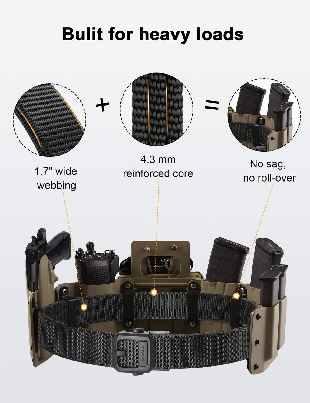 Men's 1.7" Tactical Belt R48265