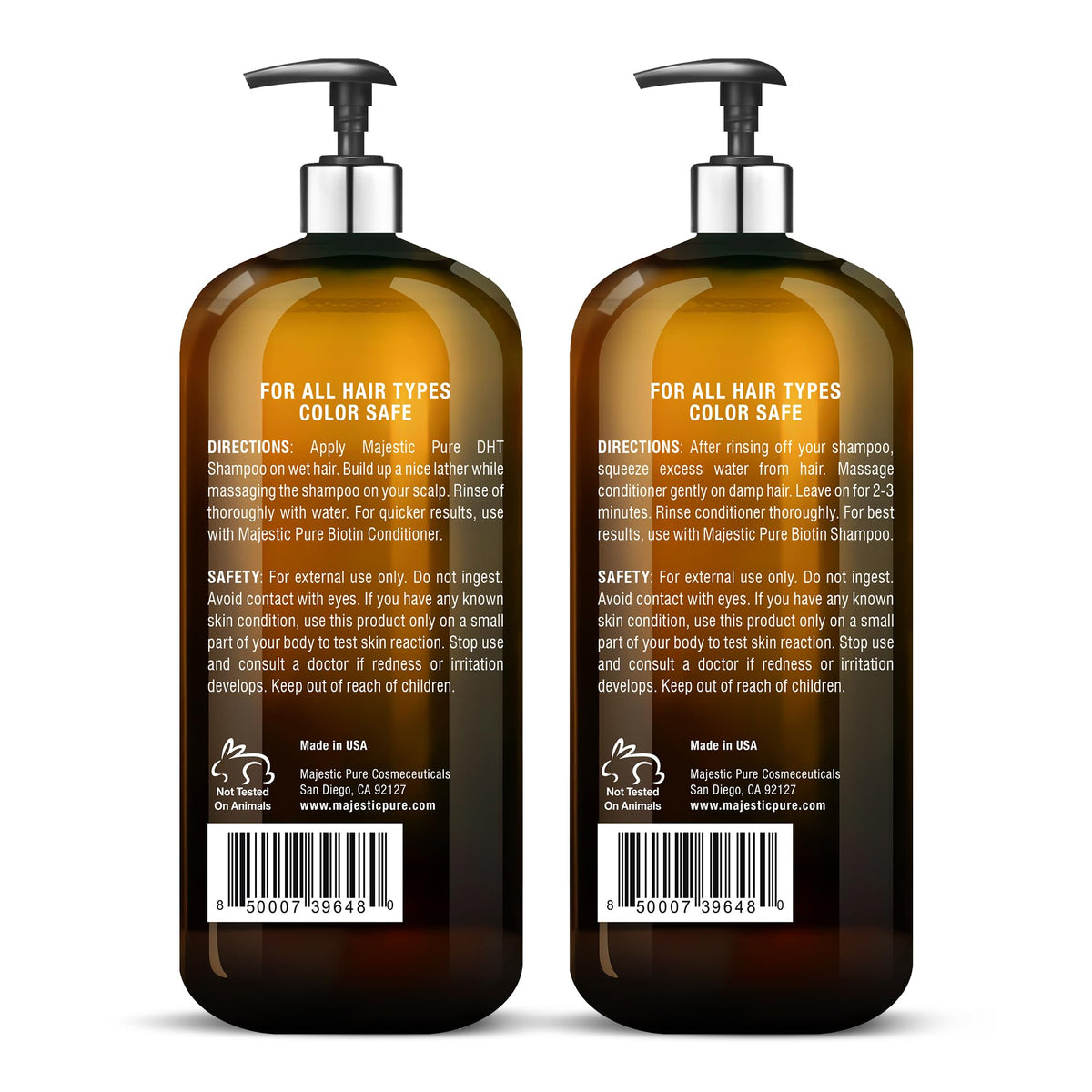 Biotin Shampoo and Conditioner Set 2x16 Fl oz T511