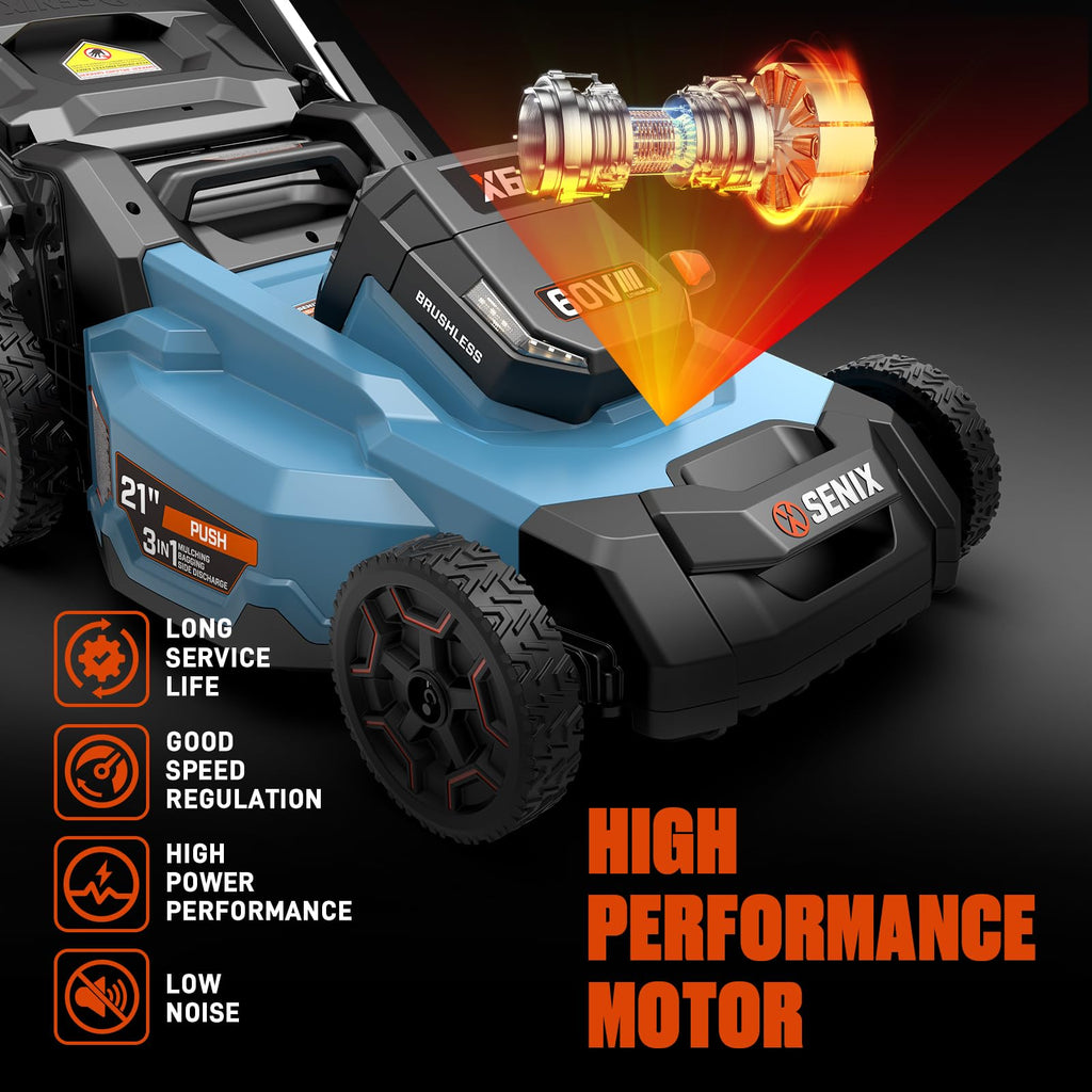 60V Electric Cordless Push Mower L2354