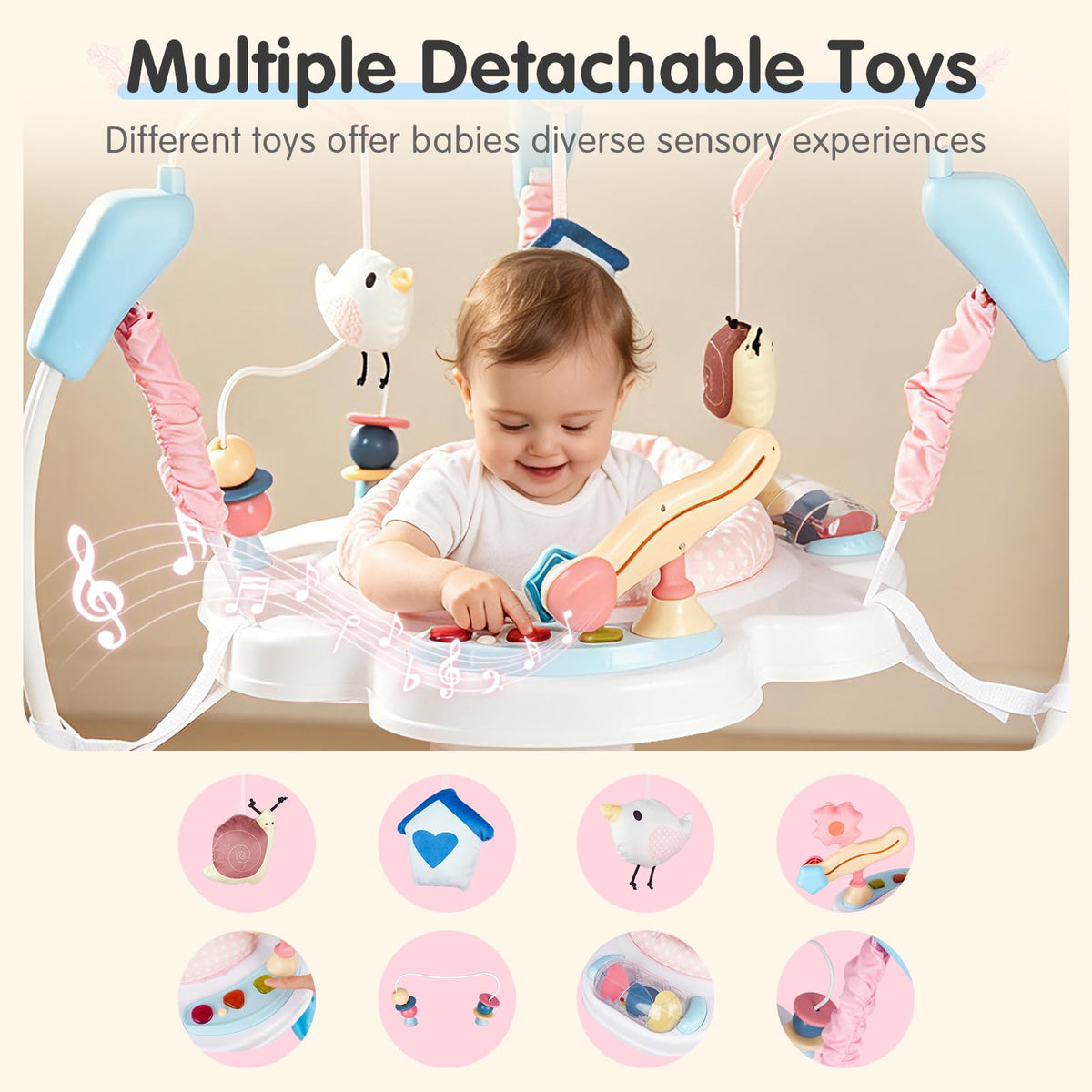 Baby Activity Center, 3-in-1 Infant Jumper and Bouncer P107638