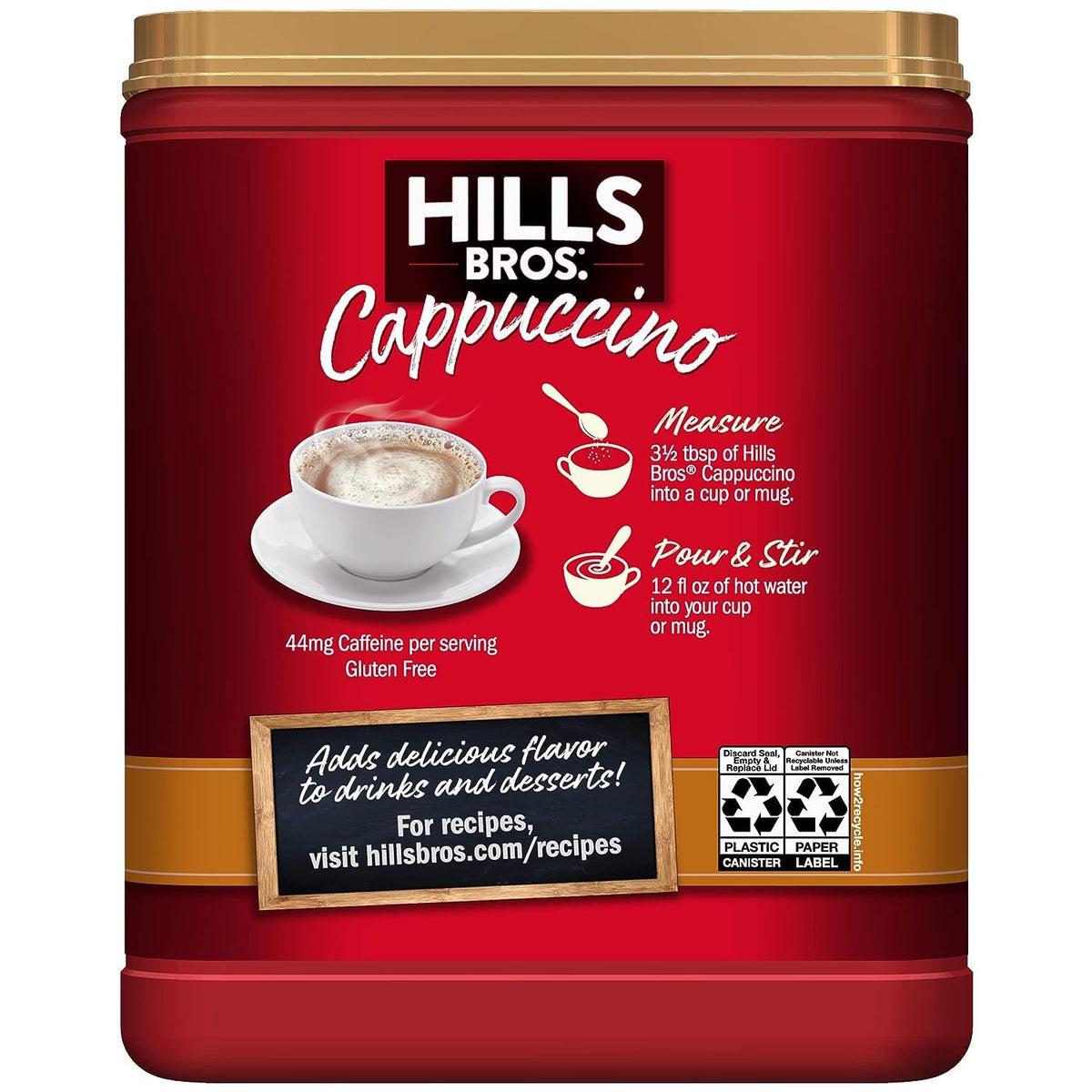 Salted Caramel Instant Cappuccino 14 oz Pack of 6 P193294