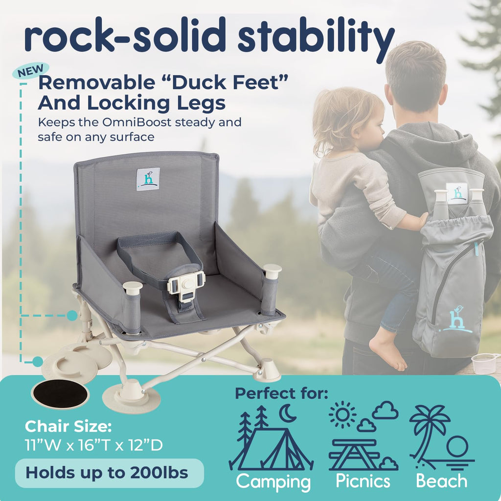 Grey Booster Seat with Tray S215841
