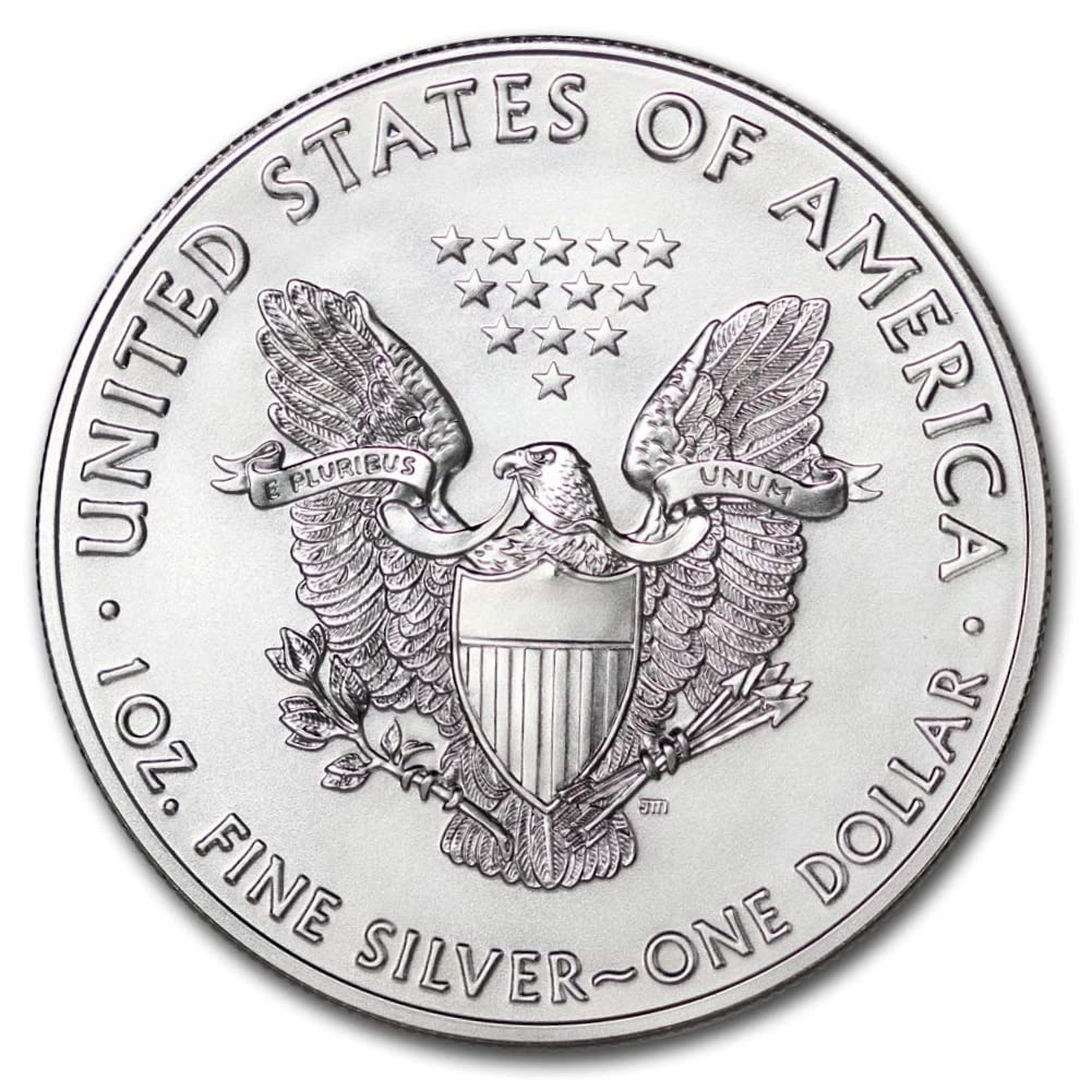1 oz American Silver Eagle $1 Lot of 5 R716862