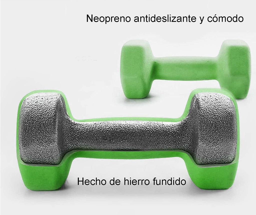 Set of 2 Neoprene Coated Dumbbells U423377