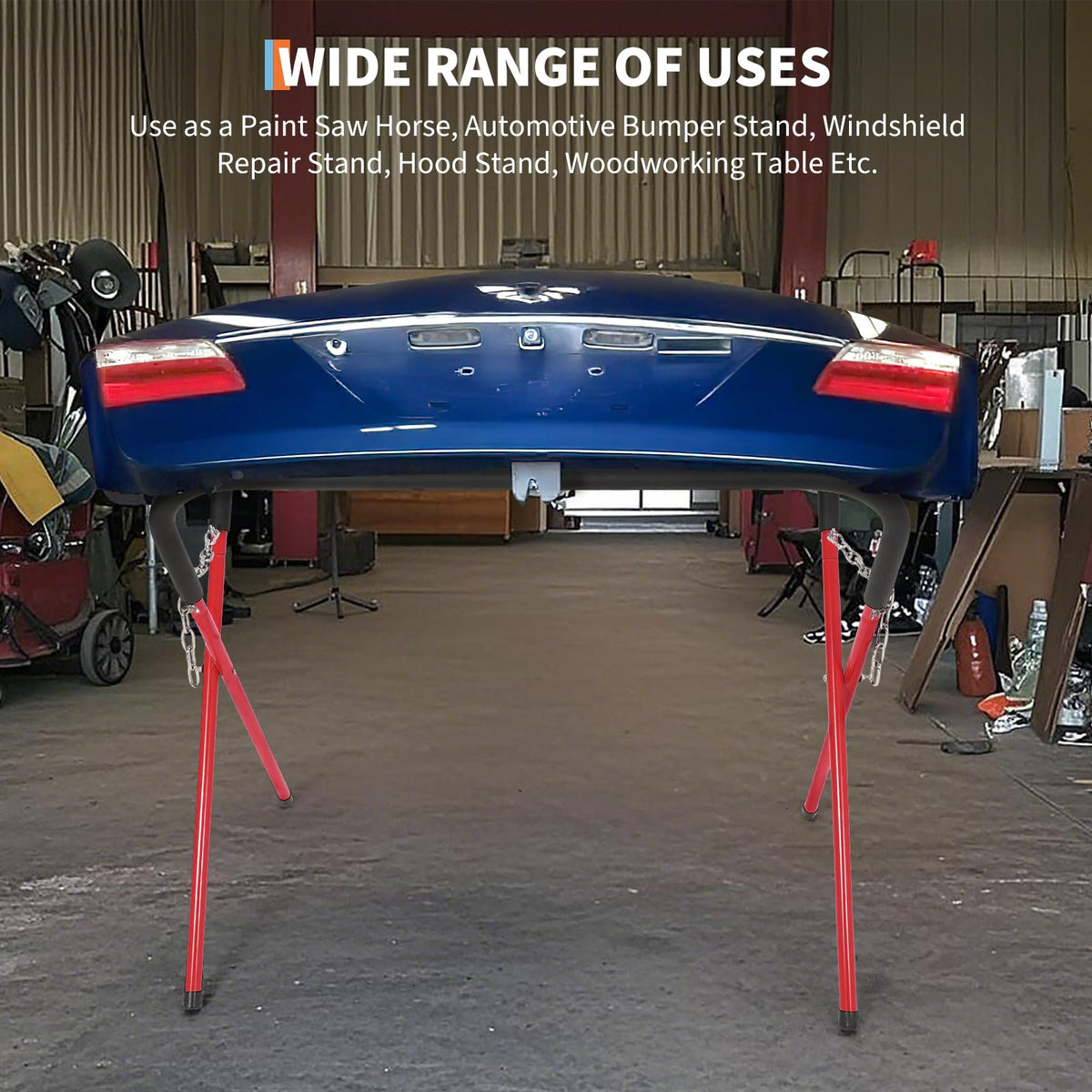 Heavy Duty Folding Work Stand, 500LB Capacity Portable Work Table J15871