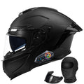 Bluetooth Modular Motorcycle Helmet with Dual Visors A42772