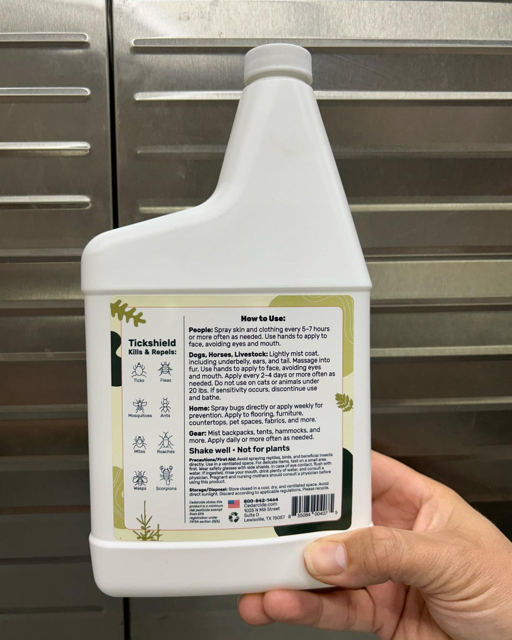 Cedar Oil Spray for Ticks, Fleas, Chiggers & Mosquitoes C62081