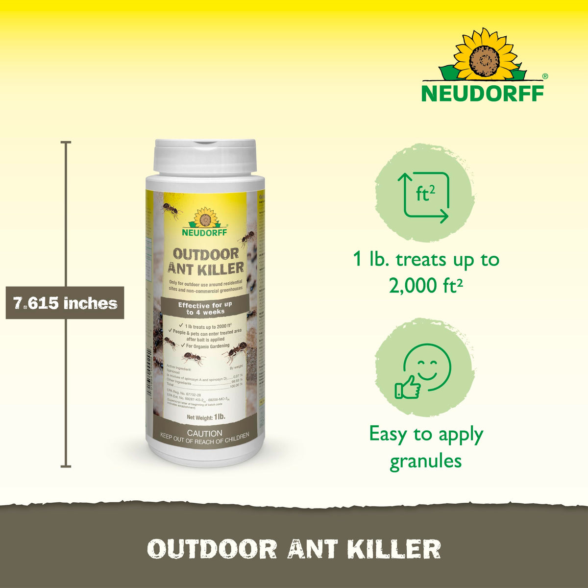 Outdoor Ant Bait Granules 1 LB S92189