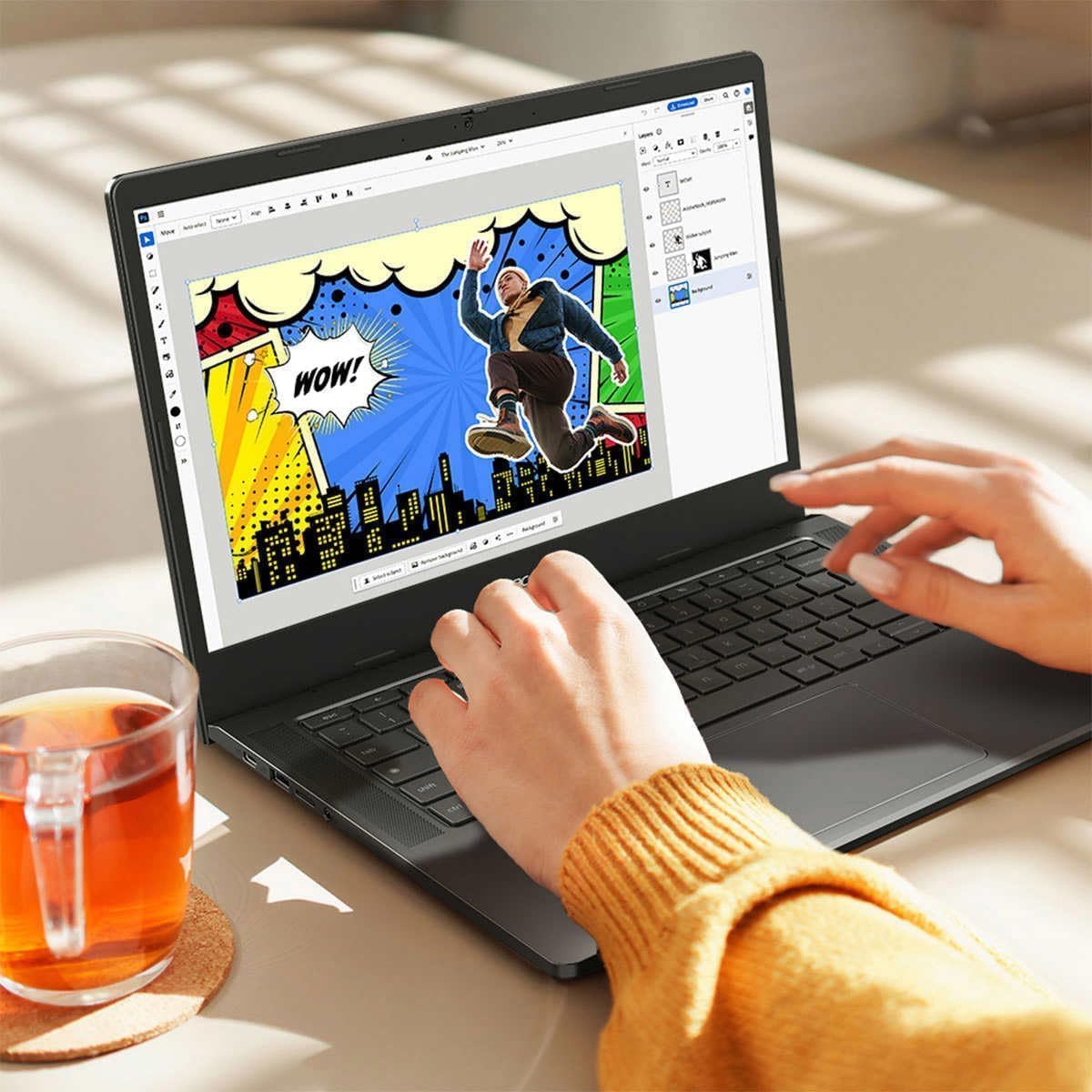 Chromebook Plus 514 Laptop with Google AI, Intel 8-Core i3-N305, 8 GB LPDDR5, 512 GB SSD, 14" FHD IPS Touch Screen, Wi-Fi 6E, Chrome OS N553922