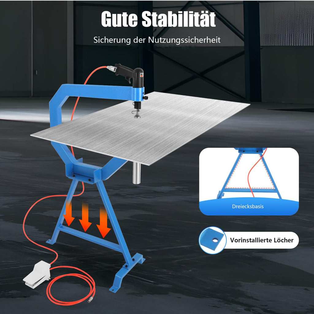 Pneumatic Planishing Hammer with 1"/2"/3" Anvils P9187