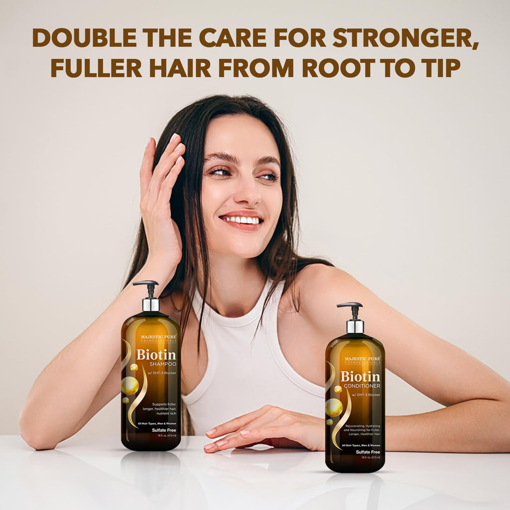 Biotin Shampoo and Conditioner Set 2x16 Fl oz T511