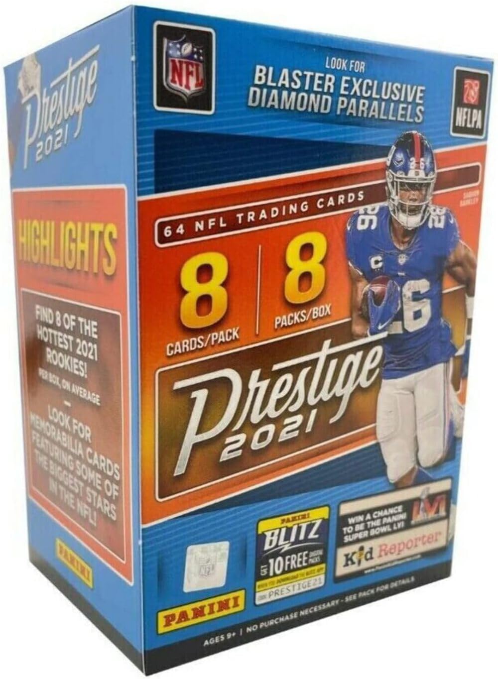 2021 Panini Prestige NFL Football Blaster Box 64 Cards F503
