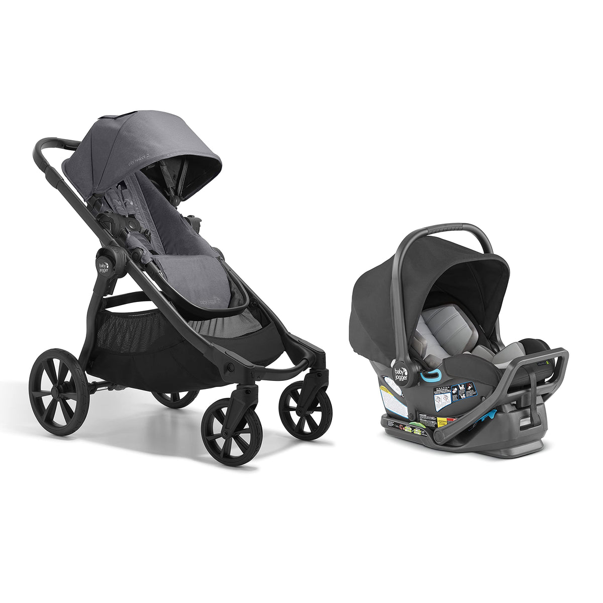 Single-to-Double Modular Travel System with Infant Car Seat S695052