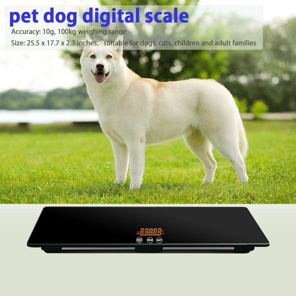 Digital Pet Scale 220 lbs Black G619036