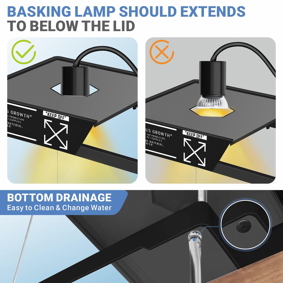 Aquatic Turtle Tank with Lamp and Filter Kit G283