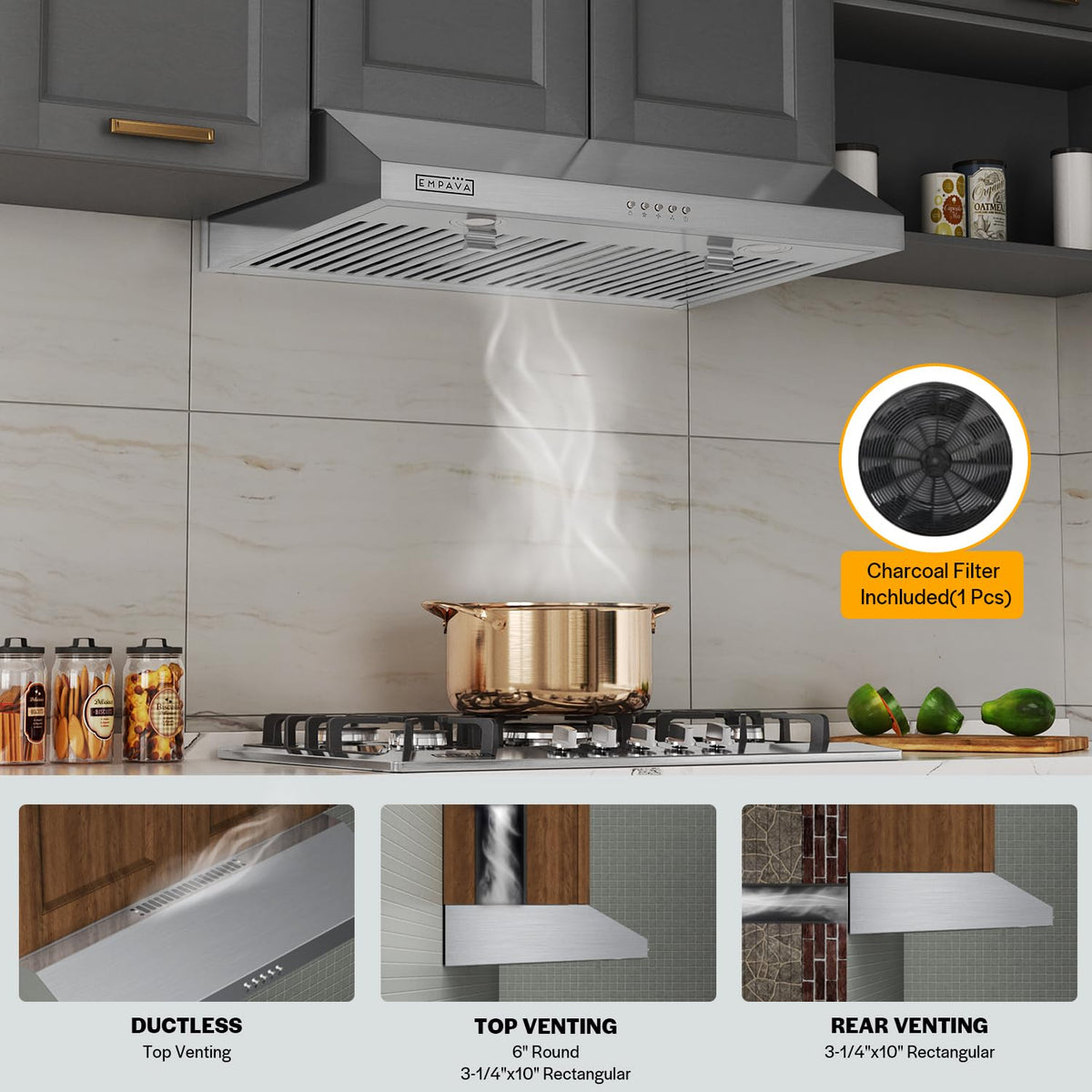 Ductless Under Cabinet Range Hood 30 Inch R86989
