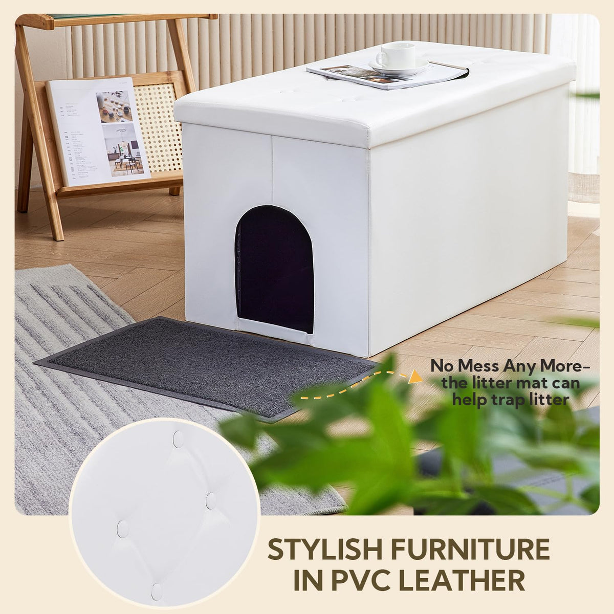 Extra Large Cat Litter Box Enclosure E247849