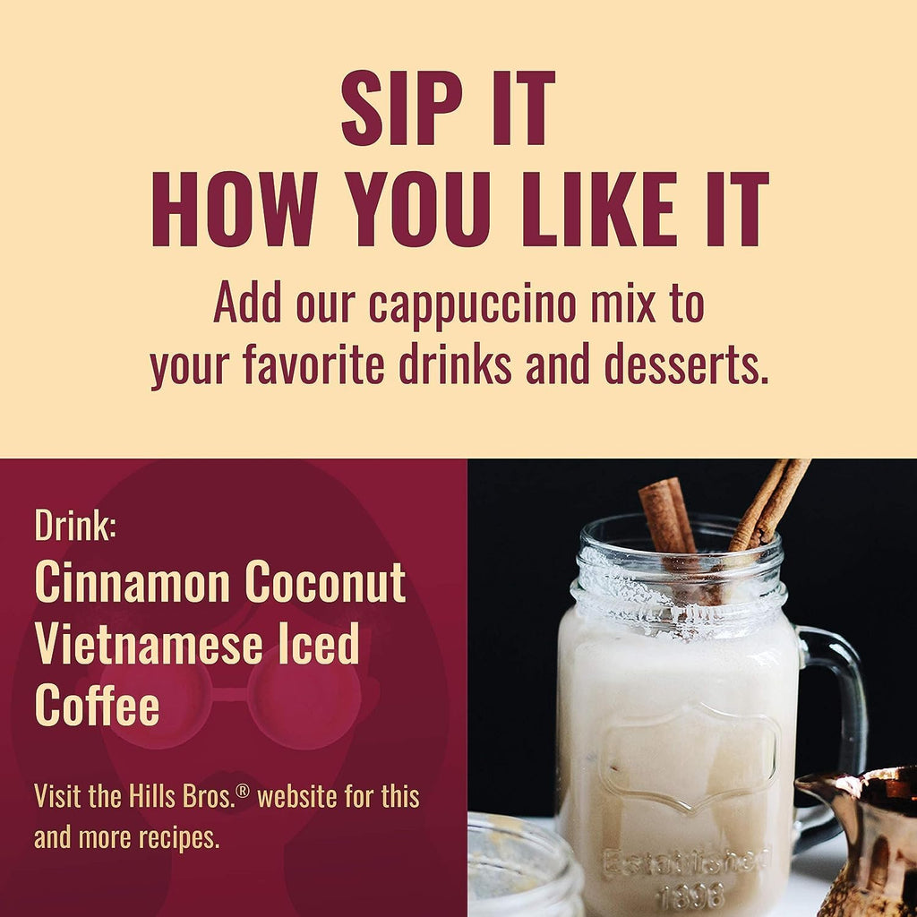 Salted Caramel Instant Cappuccino 14 oz Pack of 6 P193294