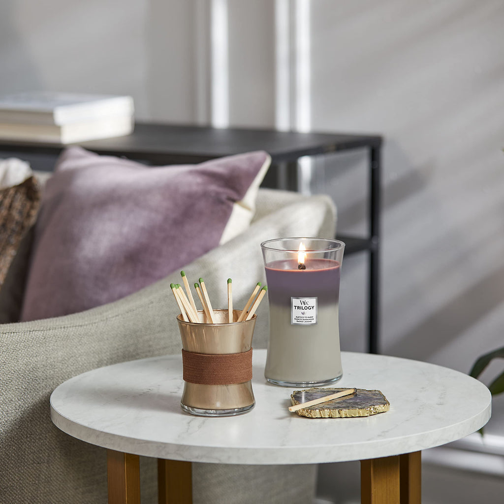 Large Scented Candle with Crackling Wick U572