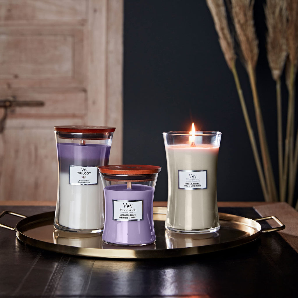 Large Scented Candle with Crackling Wick U572