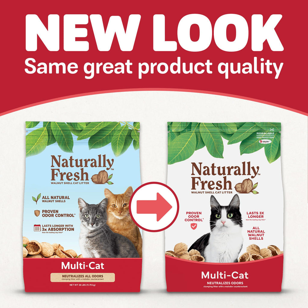 Unscented Walnut Shell Cat Litter 30 Lbs D172348