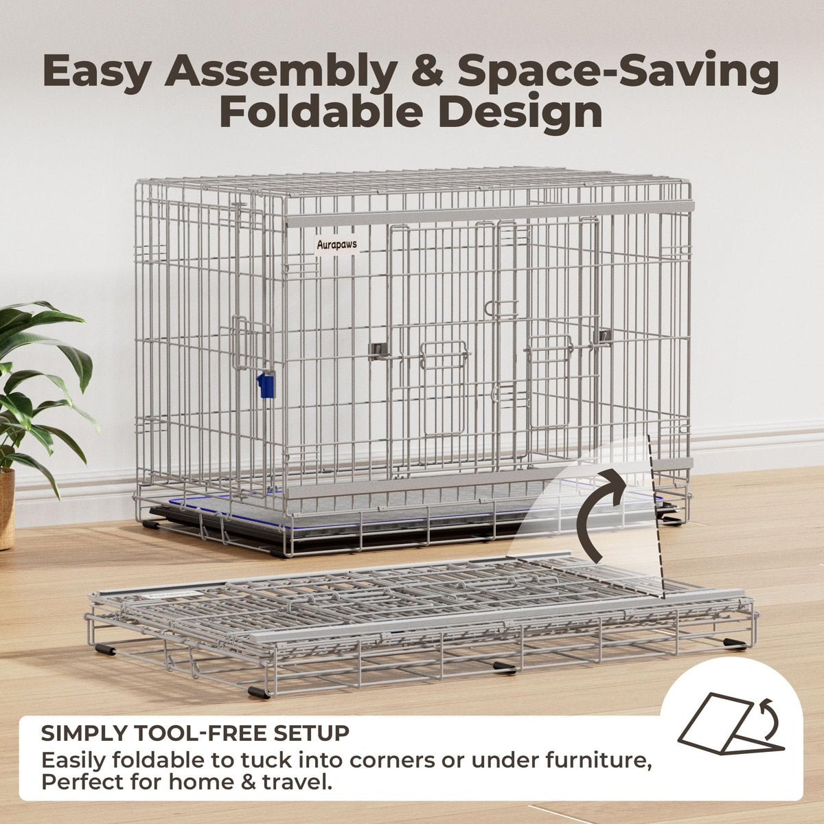 36 Inch Collapsible Dog Crate Q43689