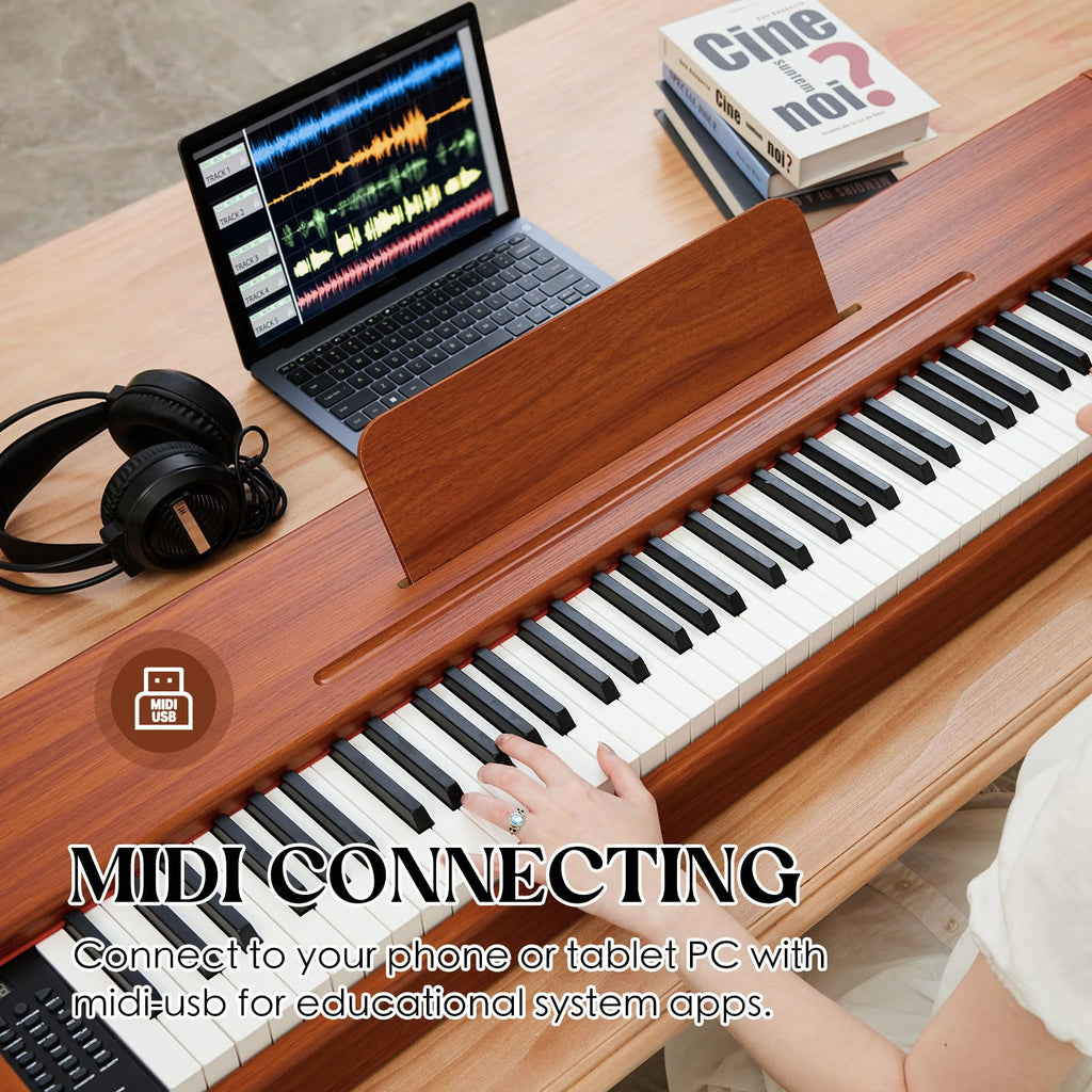 88 Key Semi Weighted Digital Piano W109
