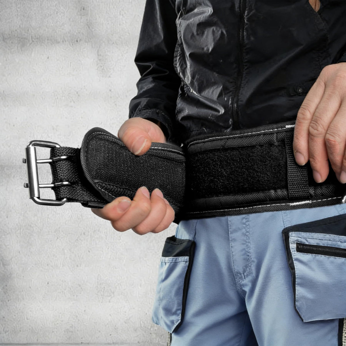 Heavy-Duty Padded Tool Belt, 3.5" Wide Adjustable Work Belt L385