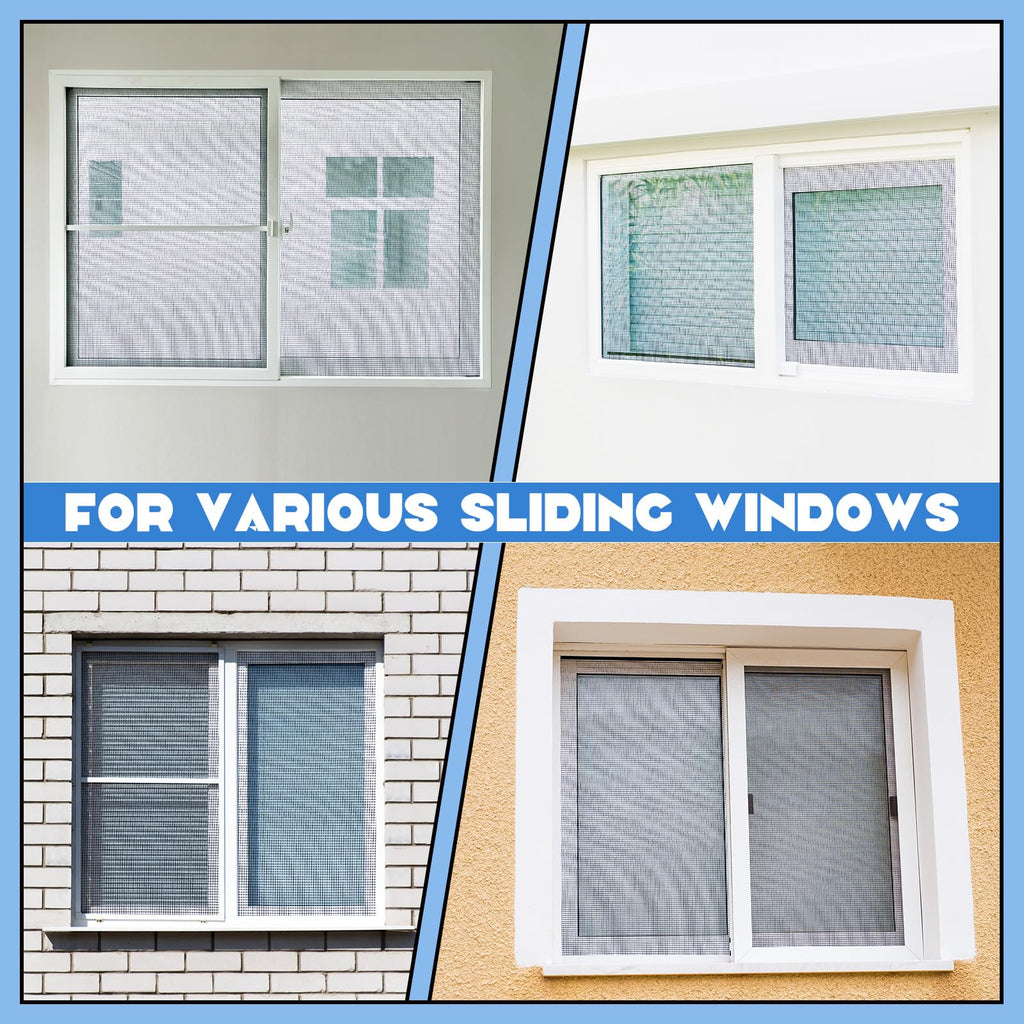 4 Pack Window Screen Kit with Aluminum Frame White 40'' X 40'' G71564