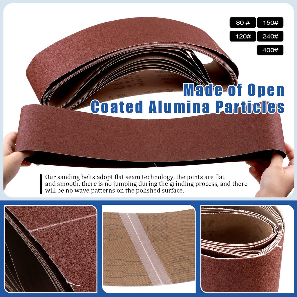 23Pcs Sanding Belts and Sanding Discs Set X354243