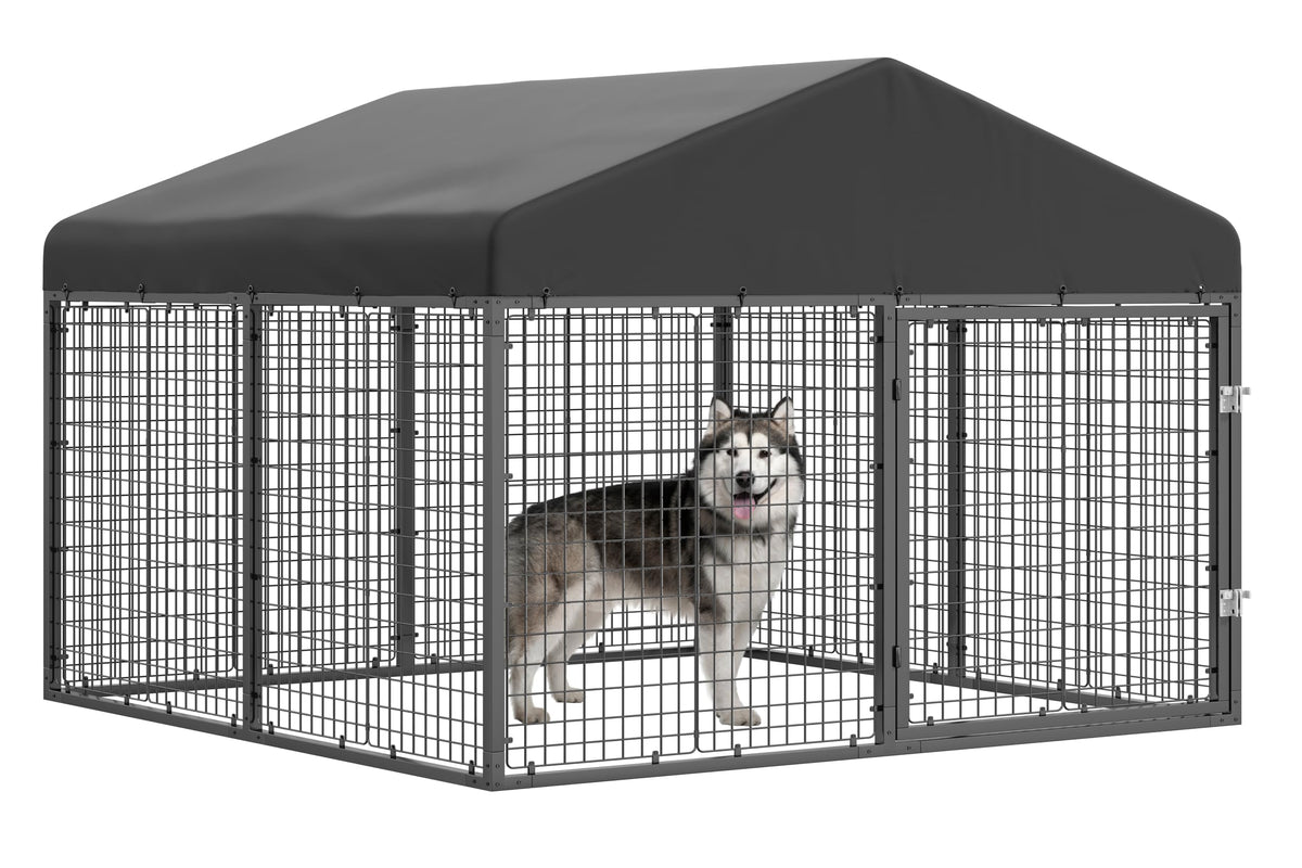 79” x 79” Large Outdoor Dog Enclosure M4664