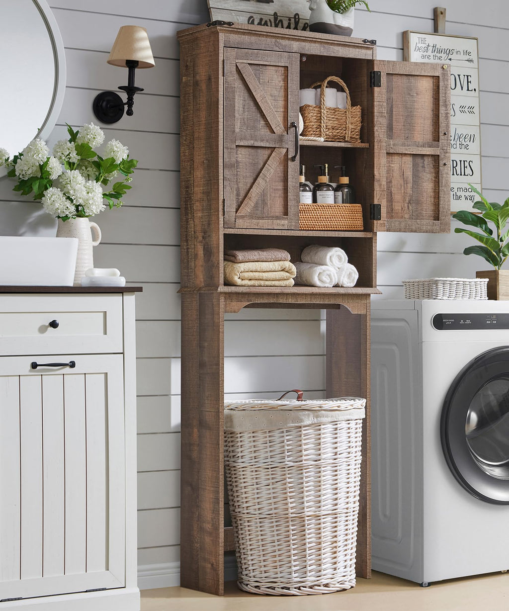 67" Over Toilet Storage Bathroom Cabinet L197