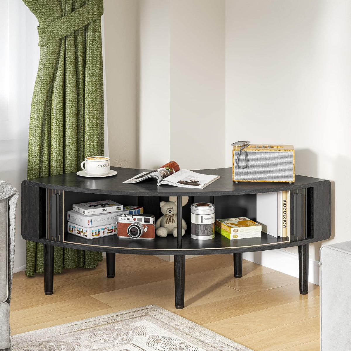 44 Inch Curved Corner TV Stand V155431