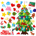 Felt Christmas Tree with 34 Ornaments R8207