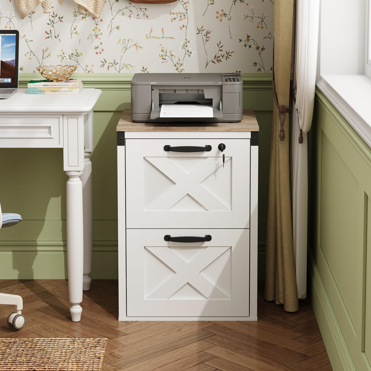 2-Drawer File Cabinet with Lock M298323