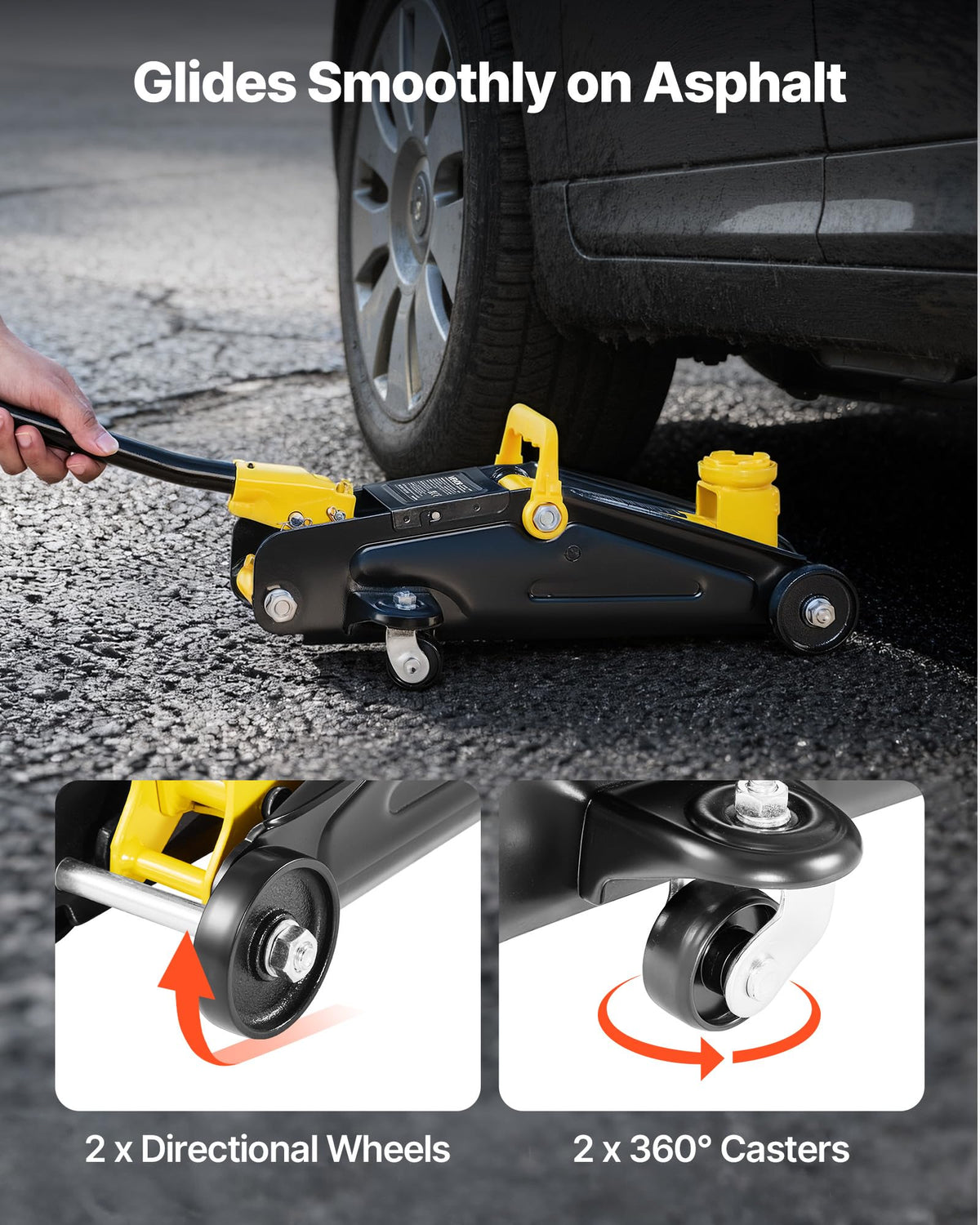 2 Ton Steel Hydraulic Floor Jack V66778