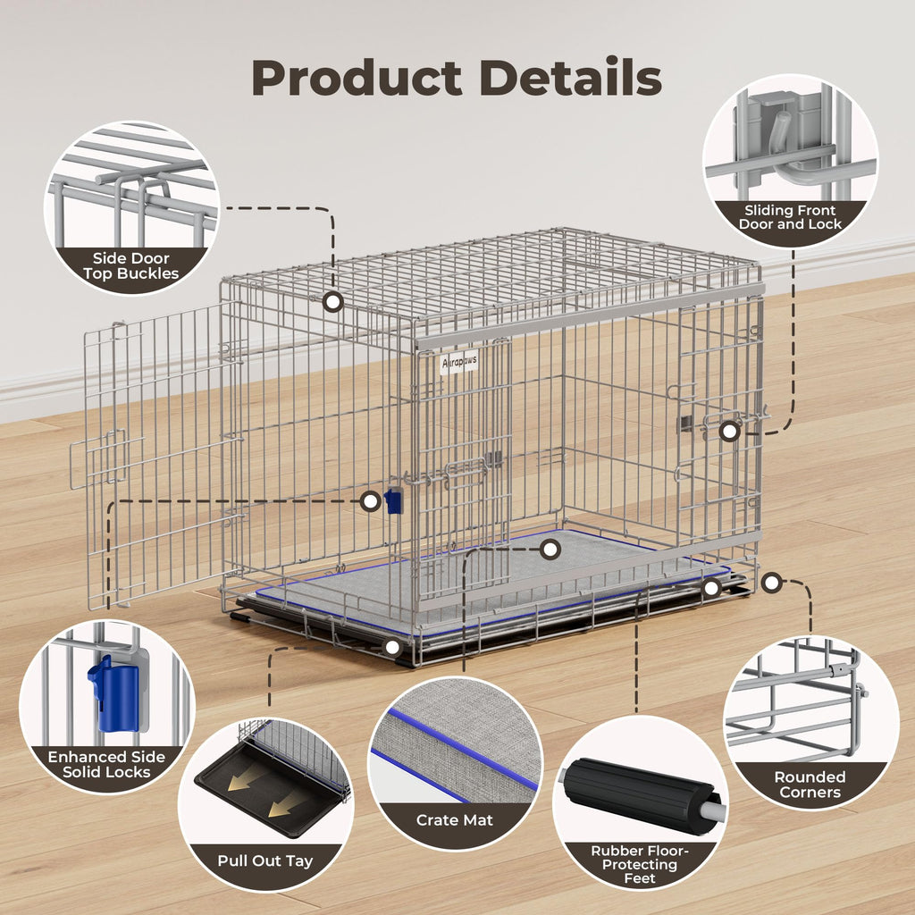 36 Inch Collapsible Dog Crate Q43689