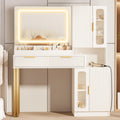 42" Makeup Vanity Desk with Mirror and Lights H1314