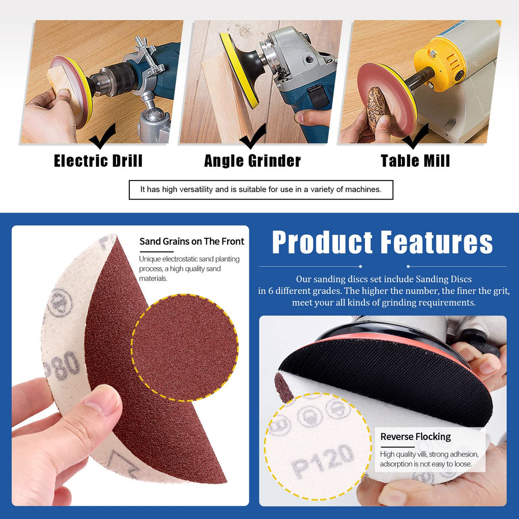 23Pcs Sanding Belts and Sanding Discs Set X354243
