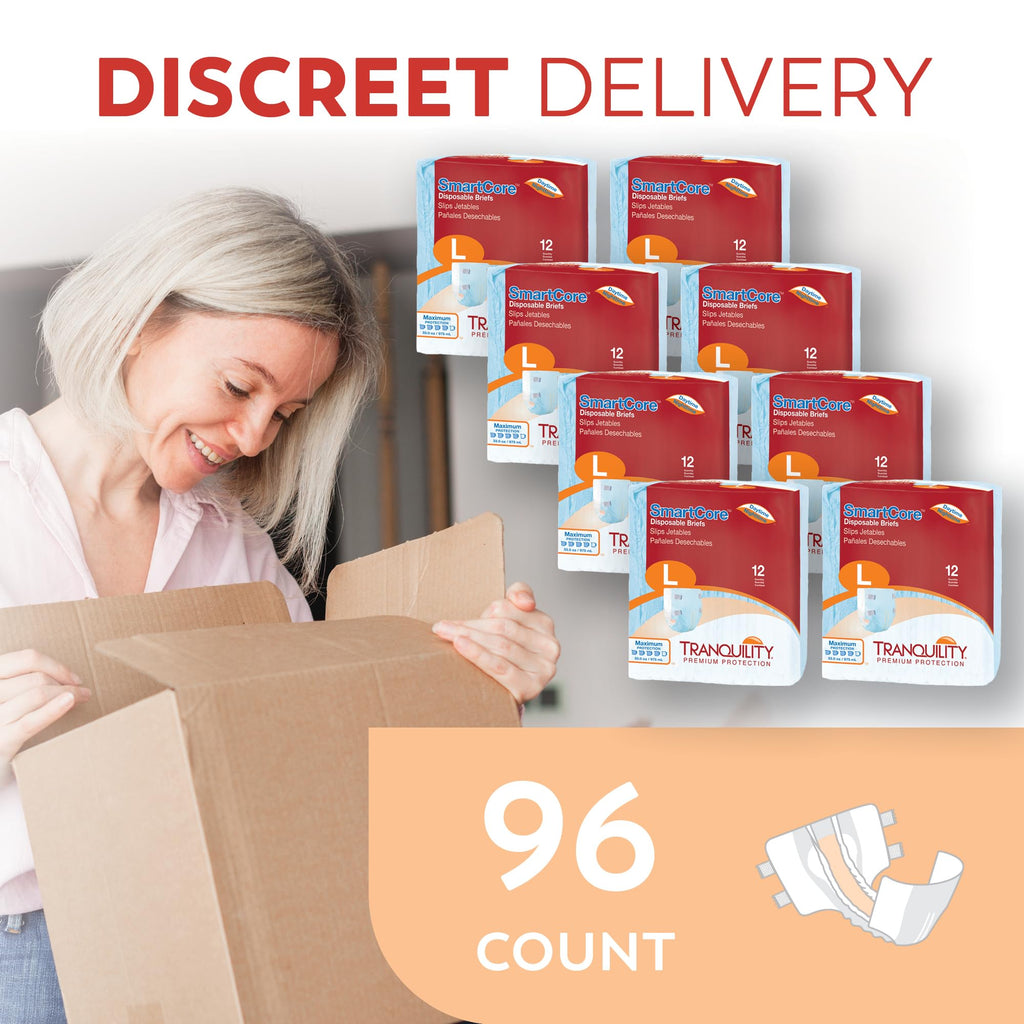 Adult Diapers with Tabs, Large, 12 Ct S178