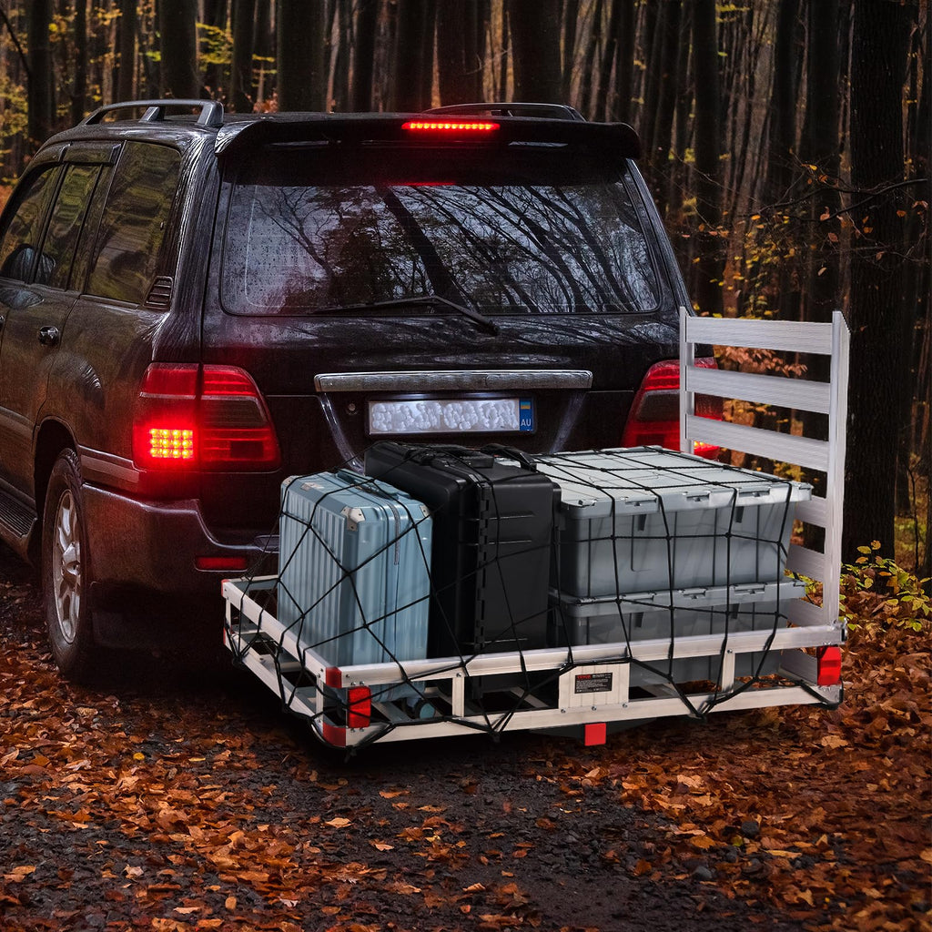 Hitch Cargo Carrier with Folding Ramp Y990