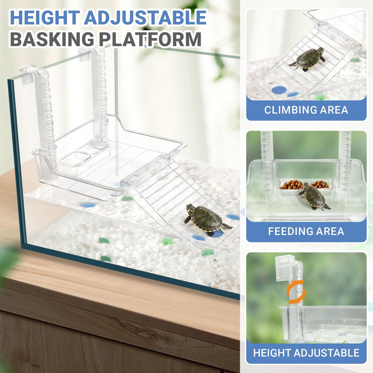 Aquatic Turtle Tank with Lamp and Filter Kit G283