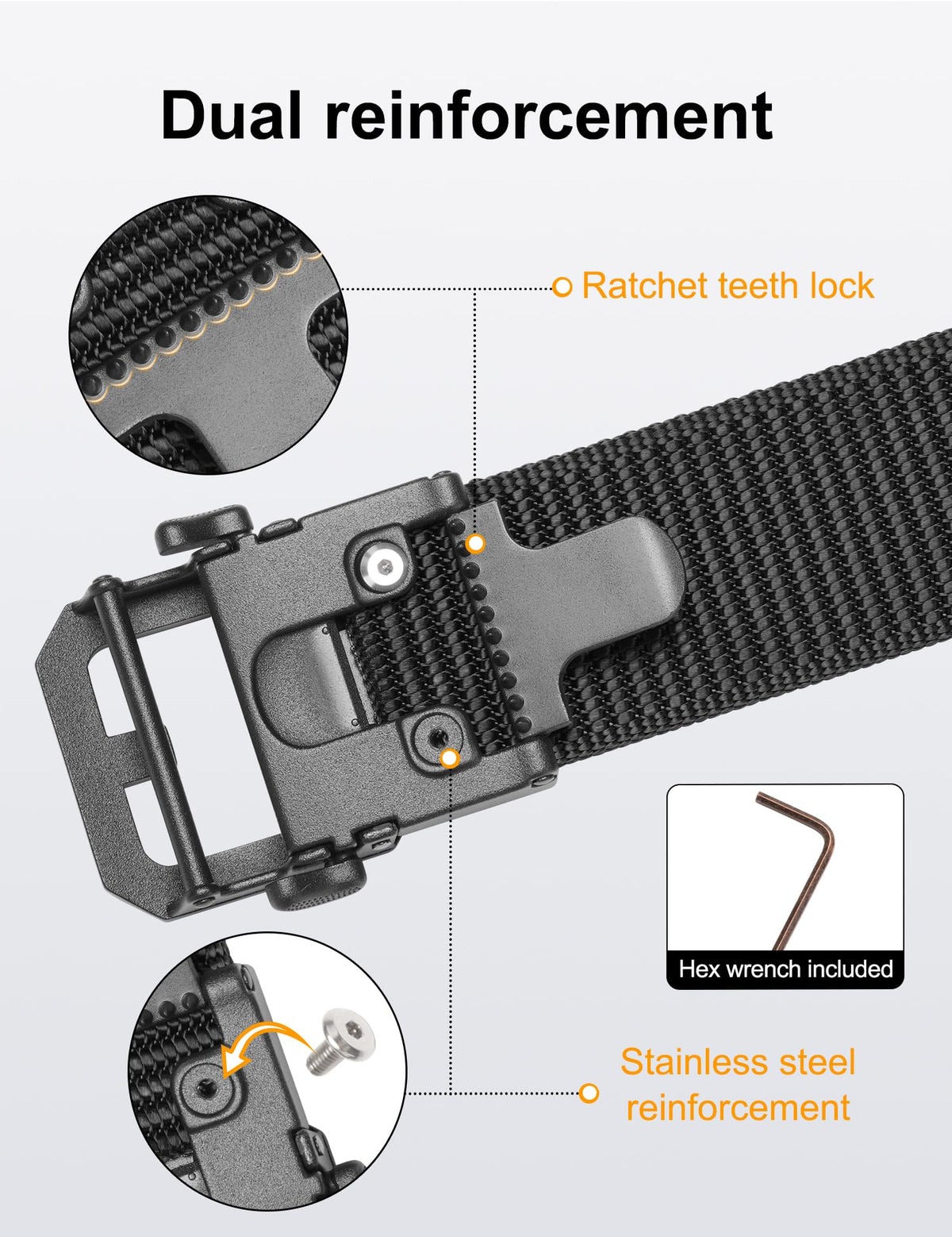 Men's 1.7" Tactical Belt R48265