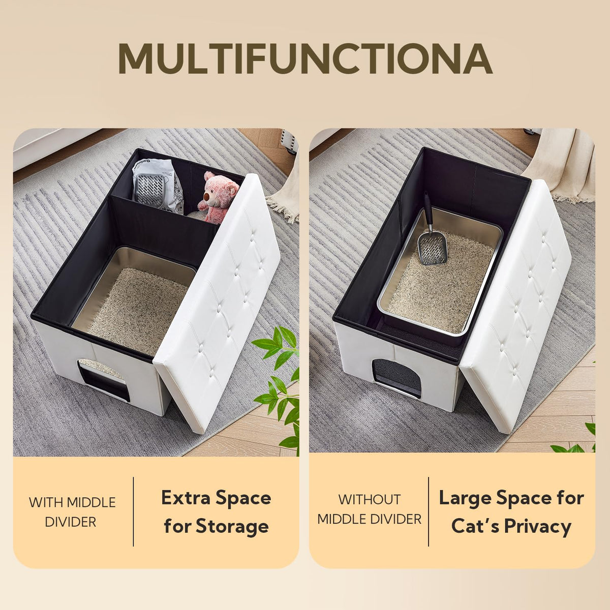 Extra Large Cat Litter Box Enclosure E247849