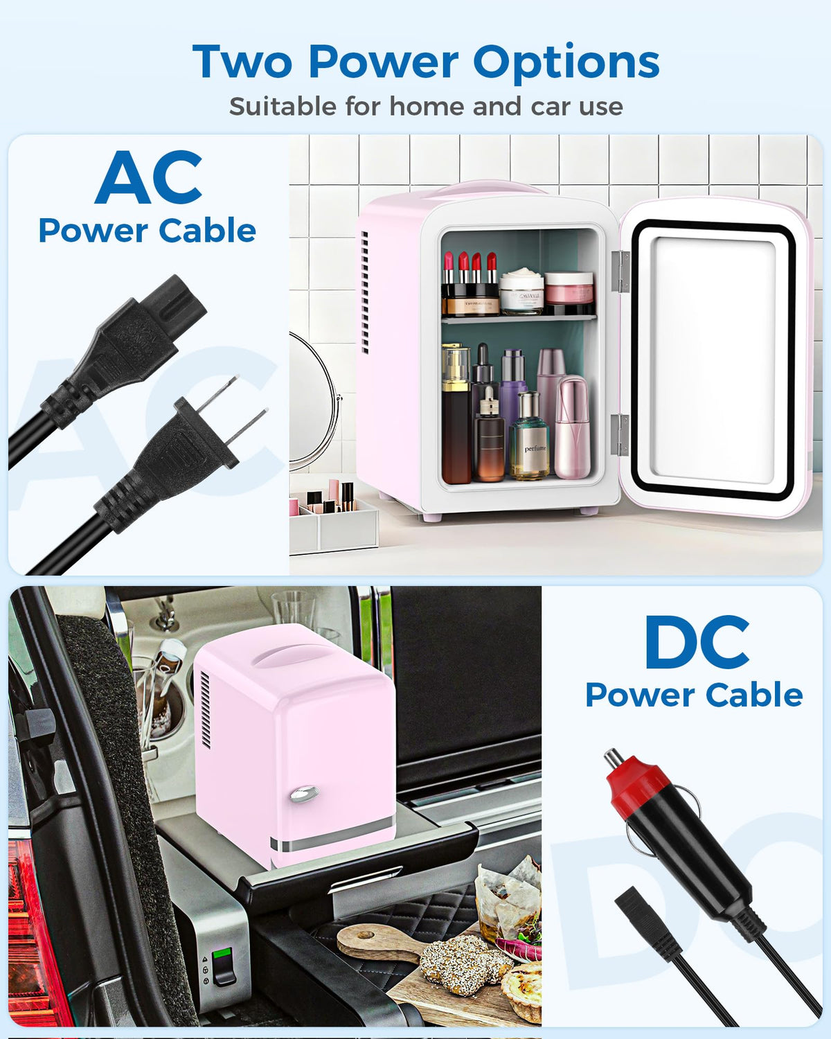 Mini Fridge 4L 6 Cans Pink U166364