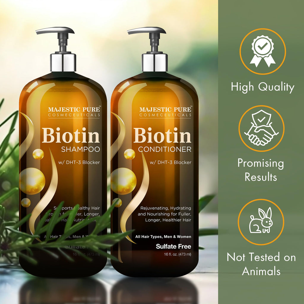 Biotin Shampoo and Conditioner Set 2x16 Fl oz T511