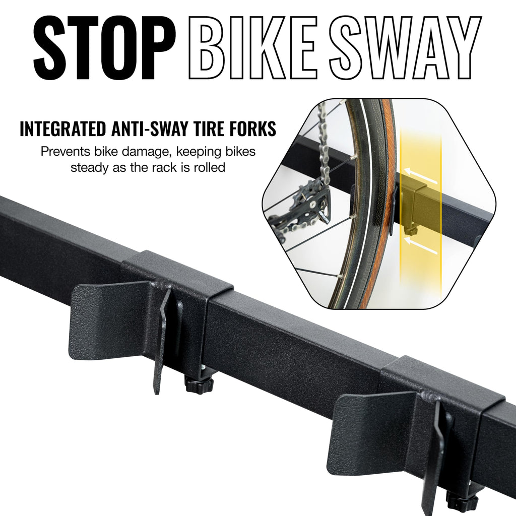 Freestanding 5-Bike Rack D5585