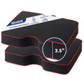 3.5" Extra Thick Resilient Foam Stadium Seat Cushion 2Pcs Red R725